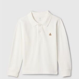 NWT Baby Gap Pique Polo Shirt Long Sleeves